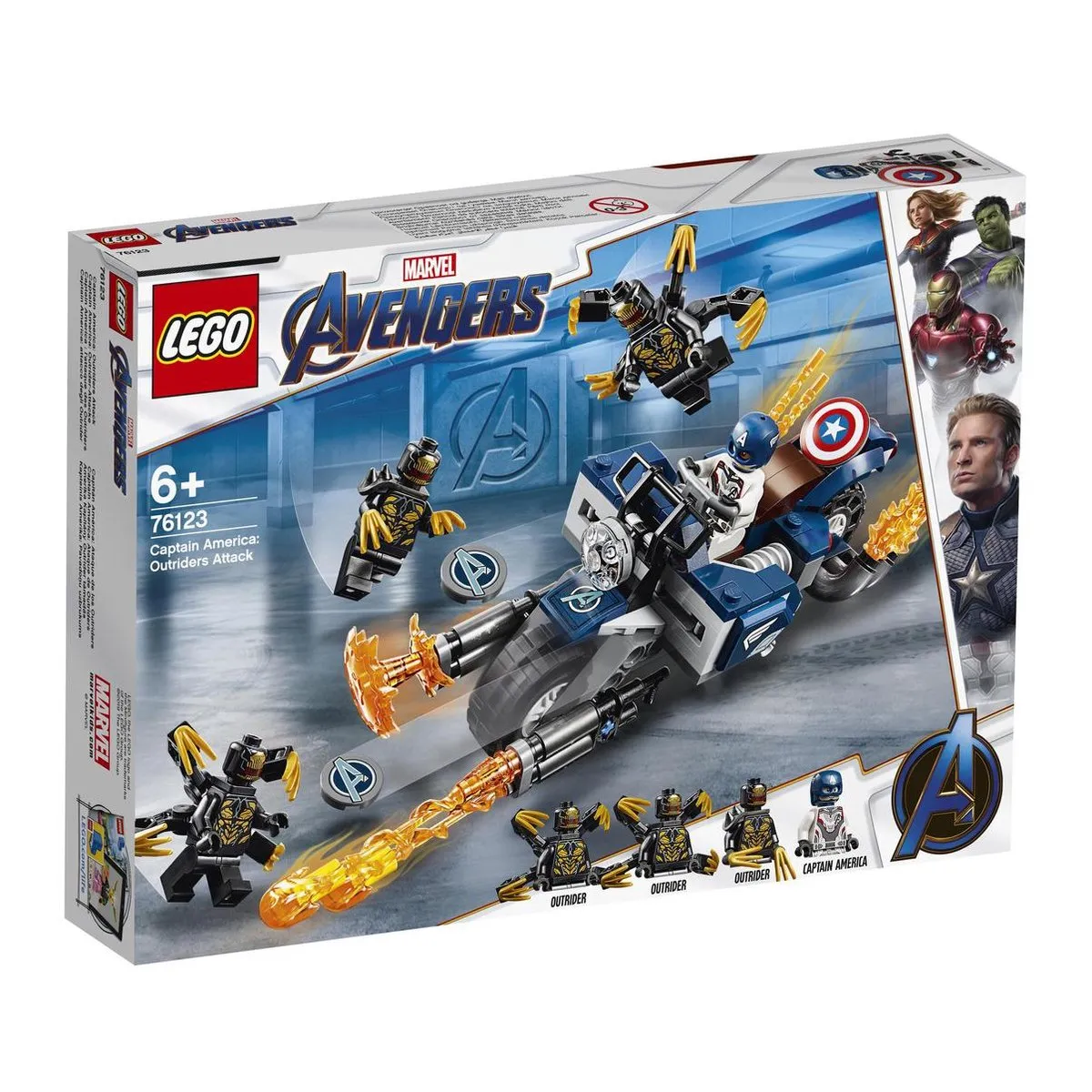 LEGO Marvel Captain America Outriders Attack 76123