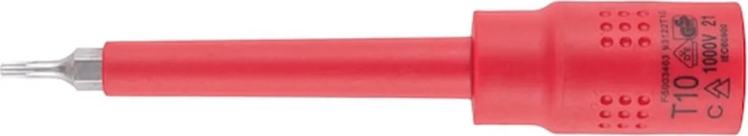 Würth VDE Dopsleutel TX10 3/8 inch - 1 Stuk
