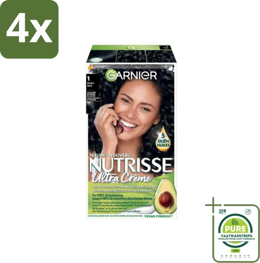Garnier Nutrisse Ultra Crème Haarkleuring Zwart
