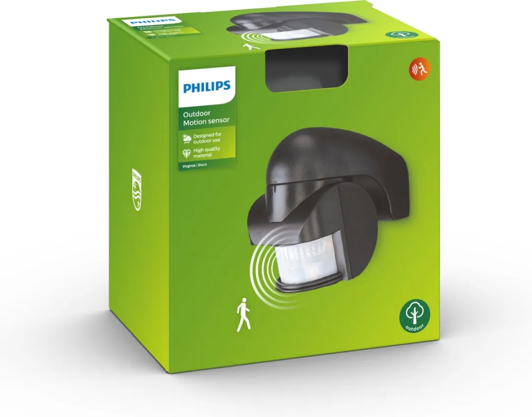 Philips Virginia Bewegingsensor - Zwart