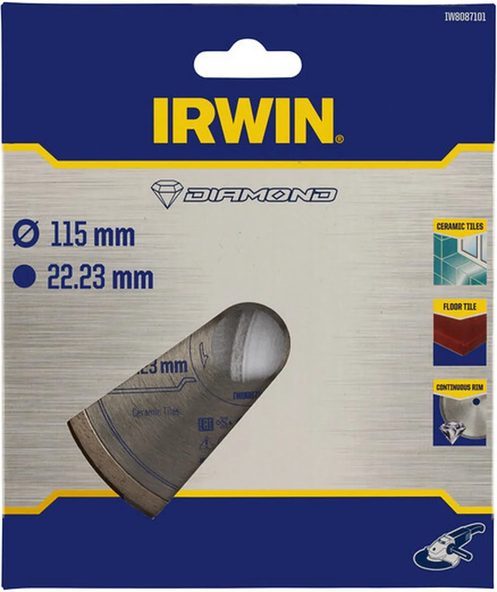 Irwin Pro Performance IW8087101 Diamantzaagblad 115mm - Keramiek