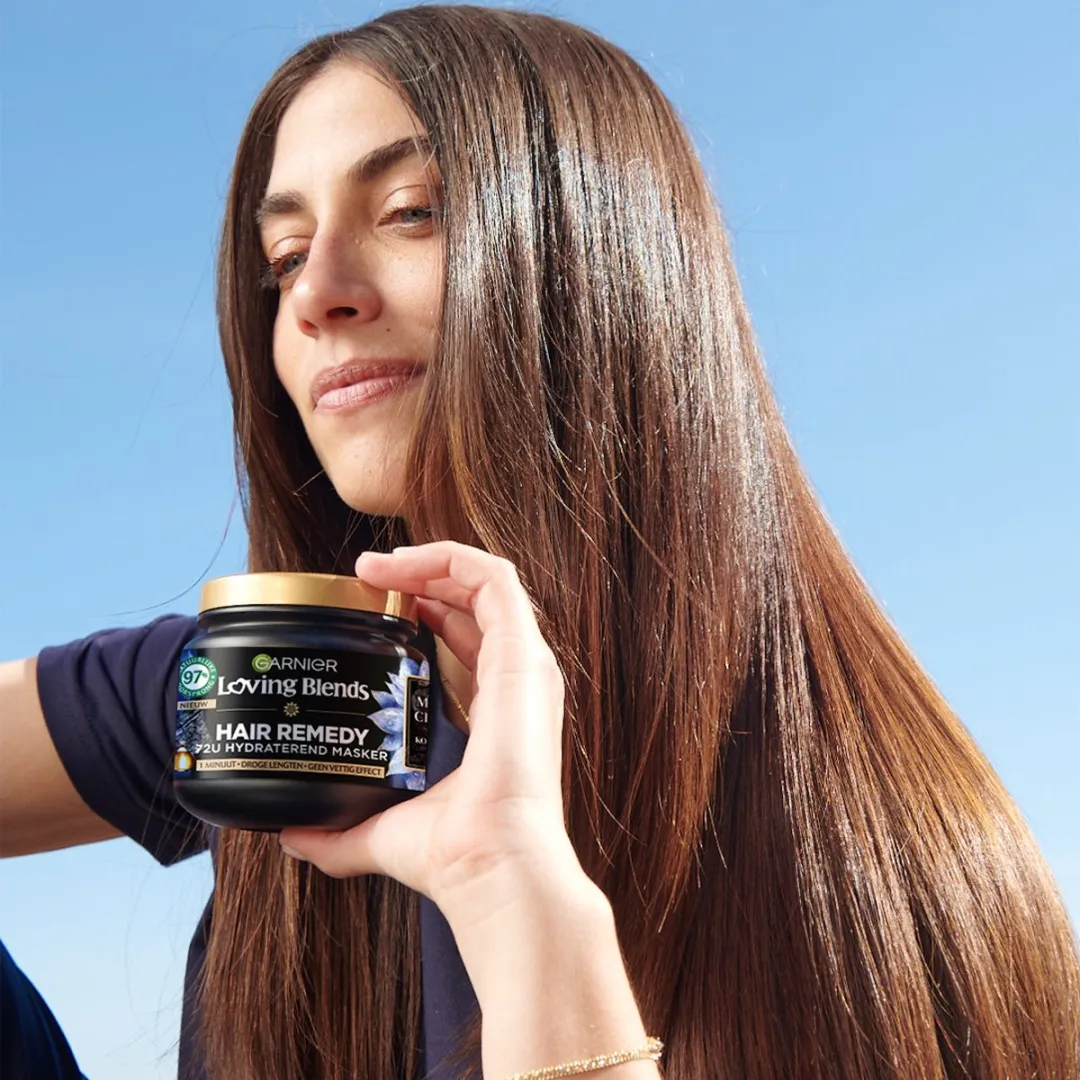 Garnier Loving Blends Magnetic Charcoal Haarmasker - 6x340ml
