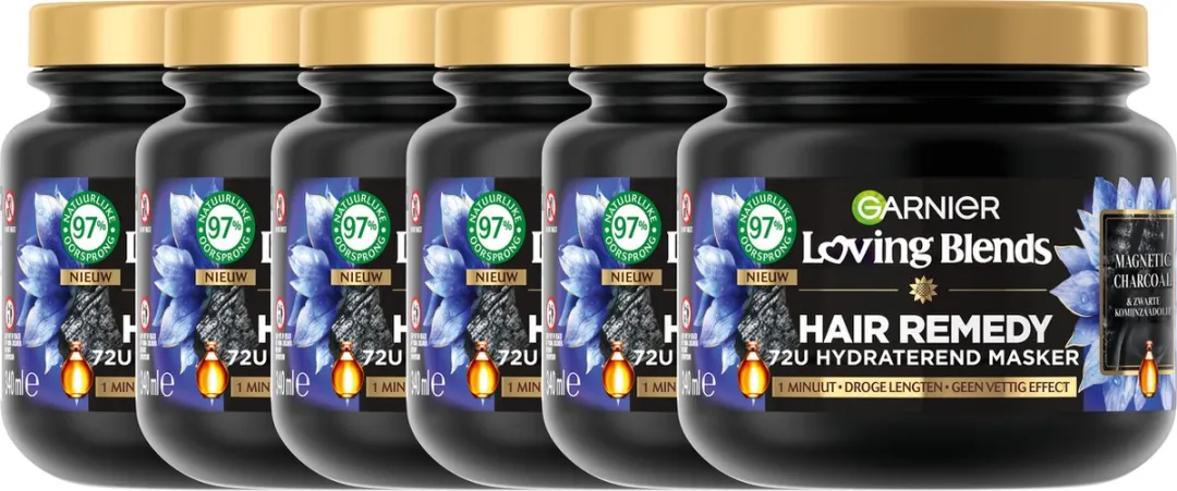 Garnier Loving Blends Magnetic Charcoal Haarmasker