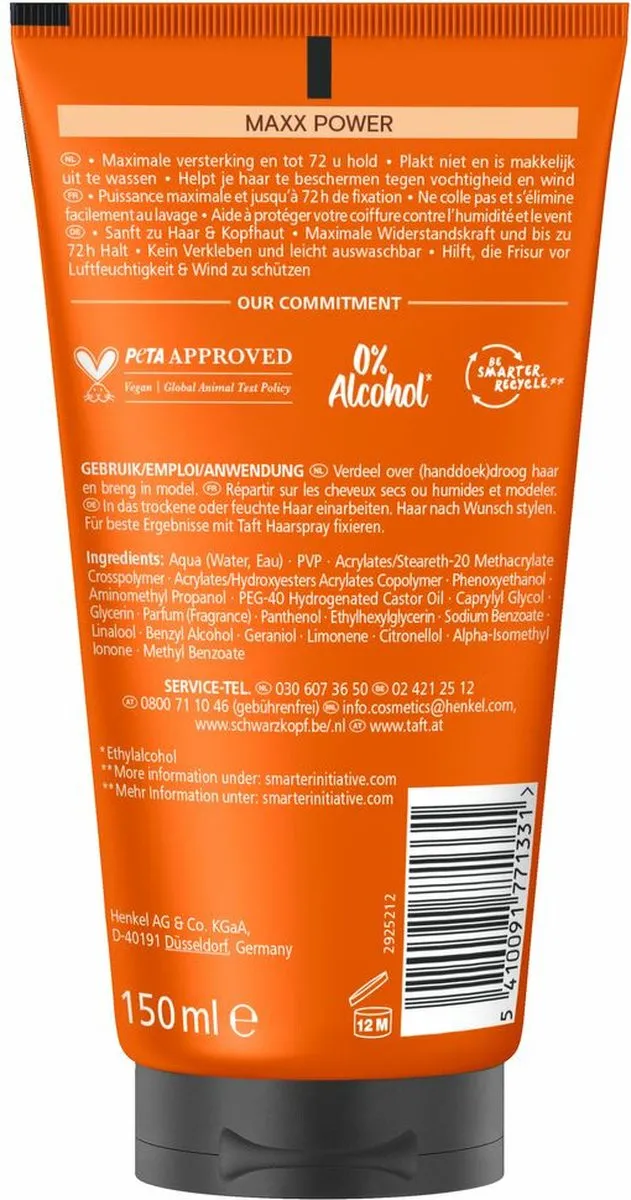 Schwarzkopf Taft Maxx Power Haargel 150ml