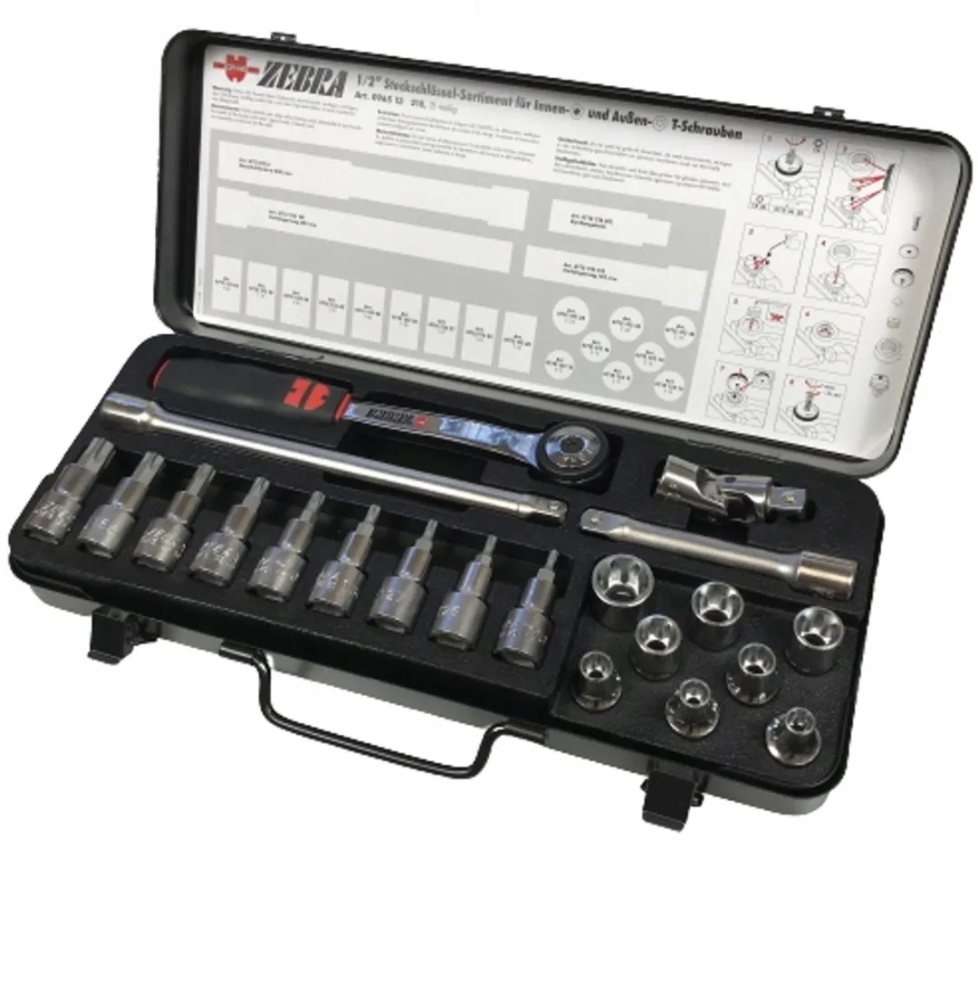 Würth TX Dopsleutel Set 21-delig 1/2" - 10-60mm