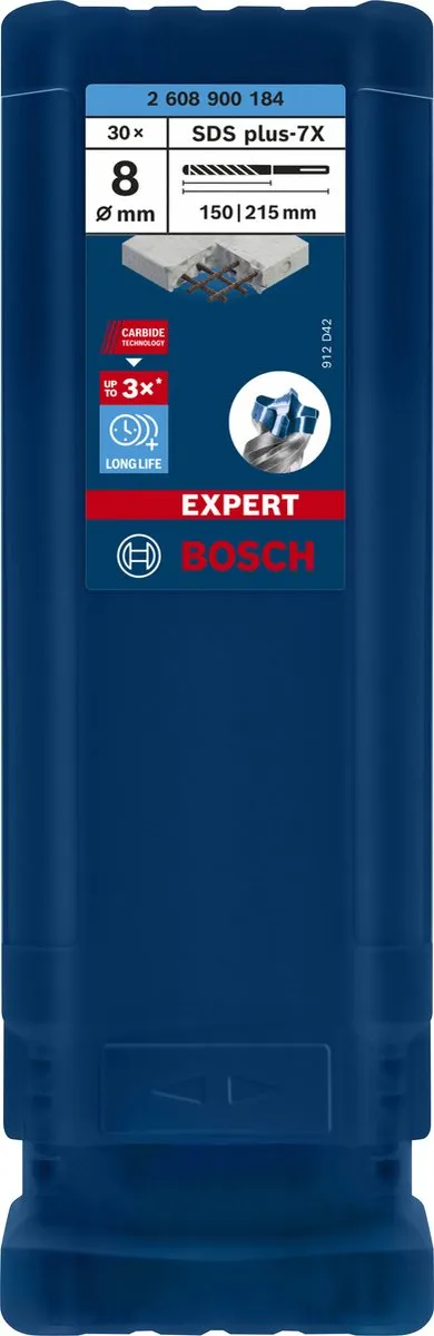 Bosch Professional EXPERT SDS plus-7X Hamerboor 30 Stuks