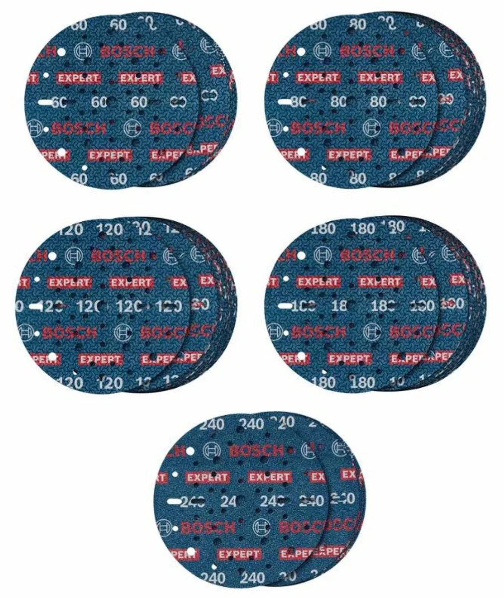 Bosch Professional Expert O780 Schuurpapier Set 55 Stuks 150mm