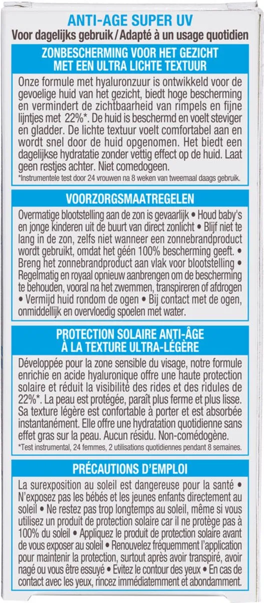 Garnier Ambre Solaire Sensitive Expert+ Anti Age SPF 50 Zonnebrandcrème 6x50ml