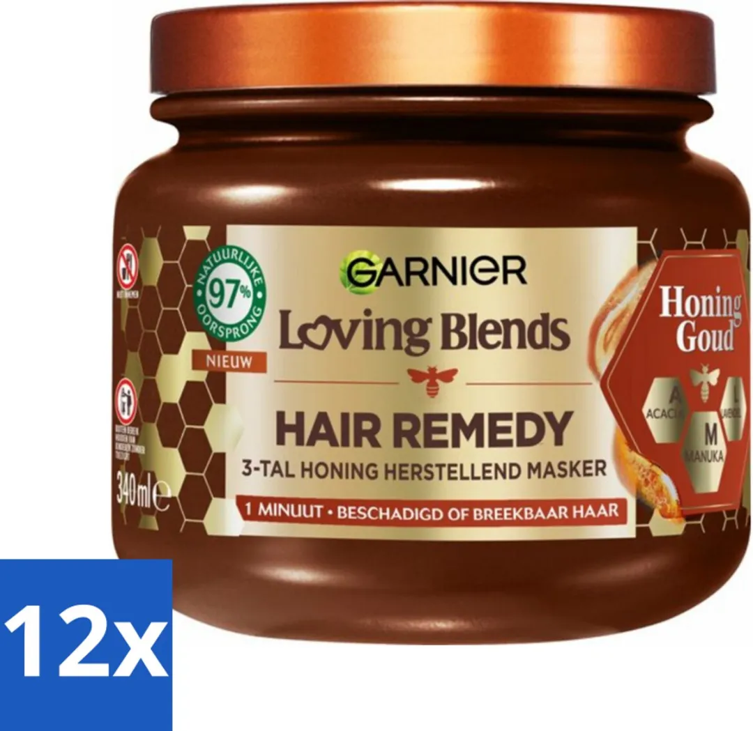 Garnier Loving Blends Honing Goud Haarmasker 340ml
