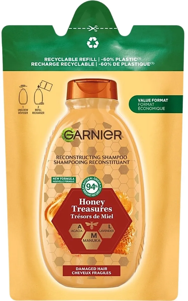 Garnier Loving Blends Shampoo Refill Honing Goud 250ml