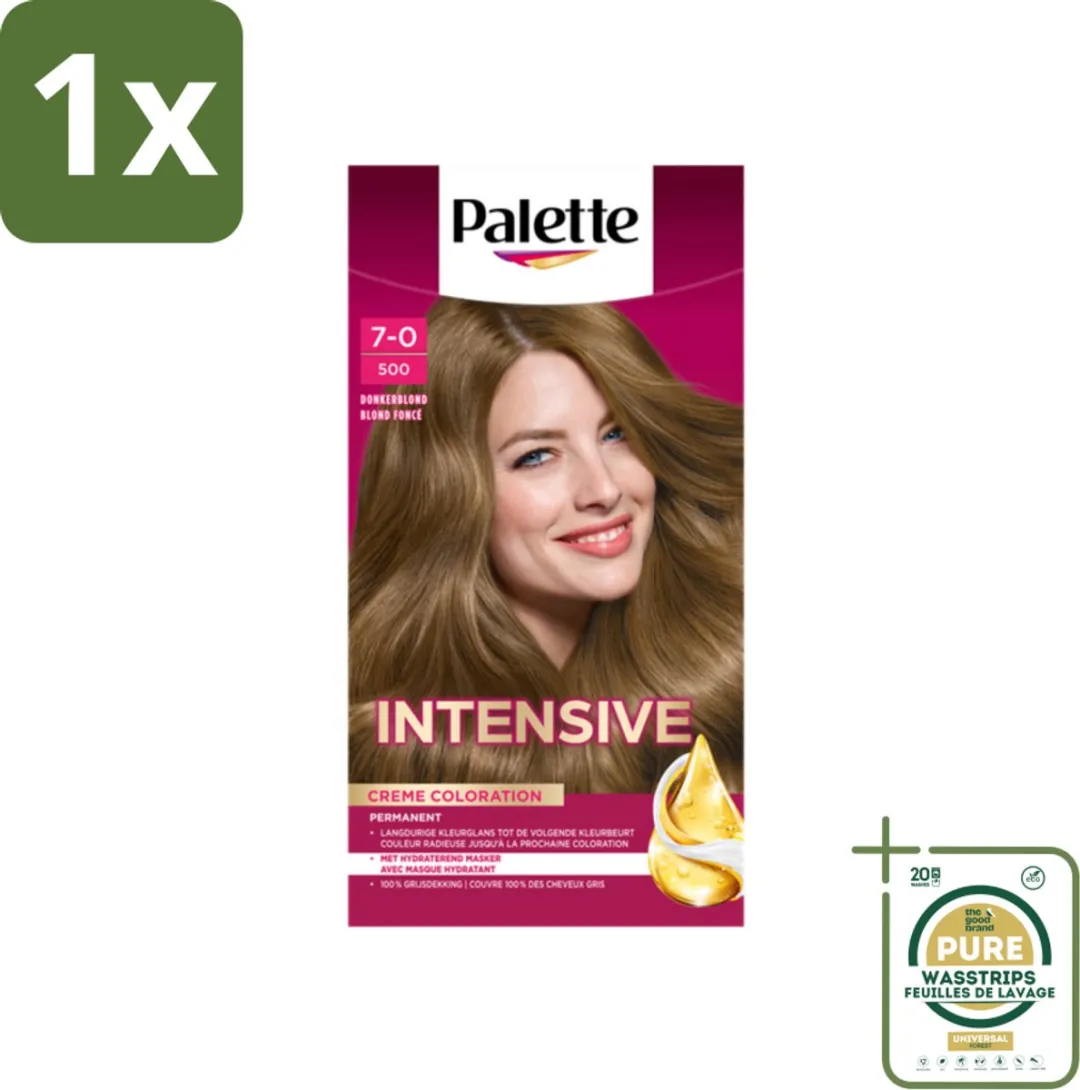 Schwarzkopf Palette Intensive Oil-Care 500 Donkerblond Haarverf 115ml