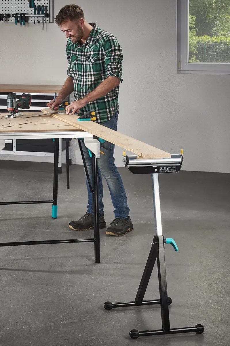 Wolfcraft Opvouwbare Zaagbok 6102300 - 50 kg - 63-100 cm - afbeelding 6 van 6