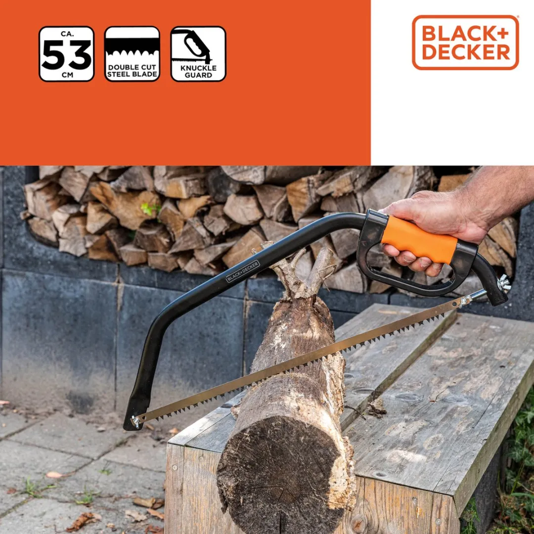 BLACK+DECKER BXGTTO7032 Beugelzaag 53cm - Zwart/Oranje