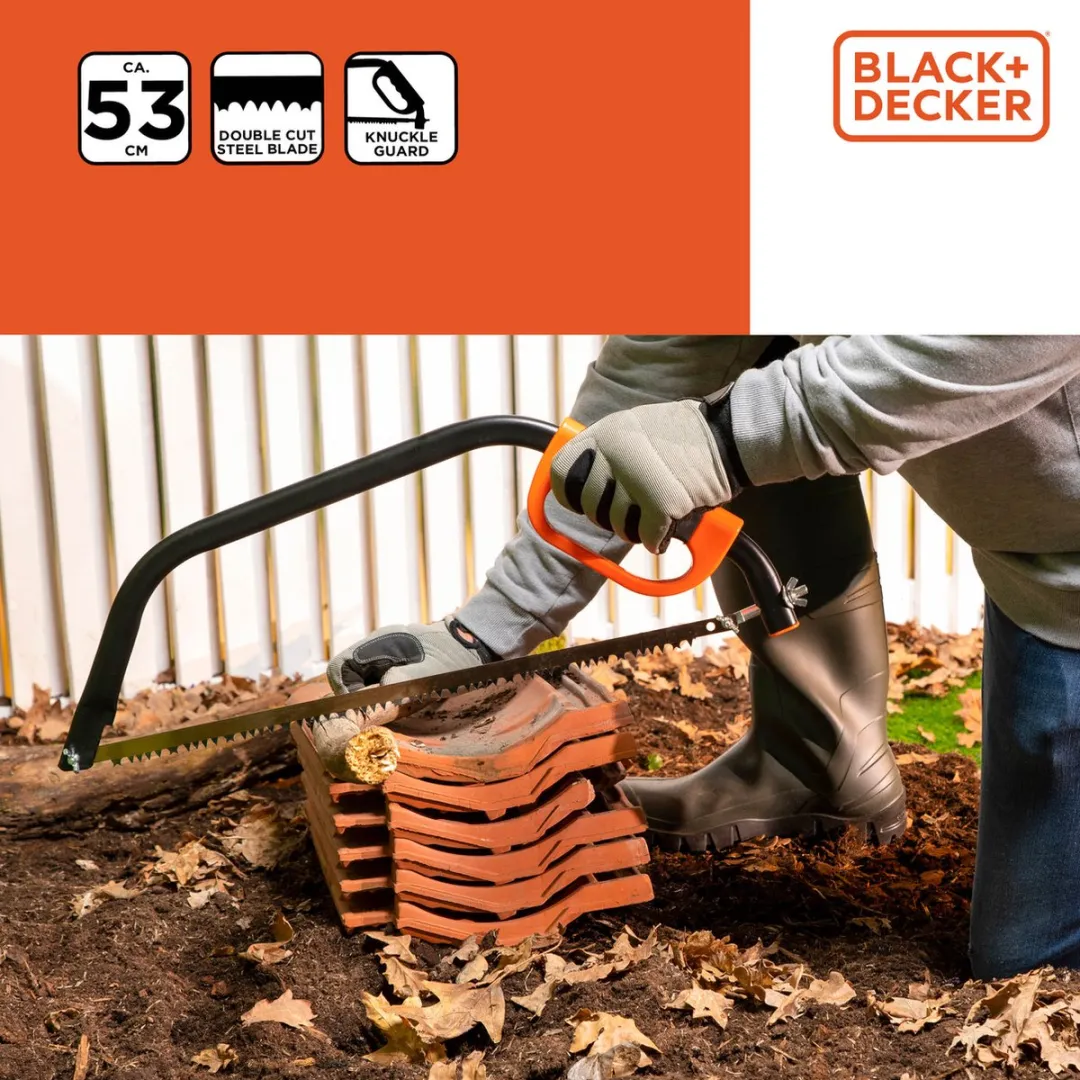 BLACK+DECKER BXGTTO7032 Beugelzaag 53cm - Zwart/Oranje