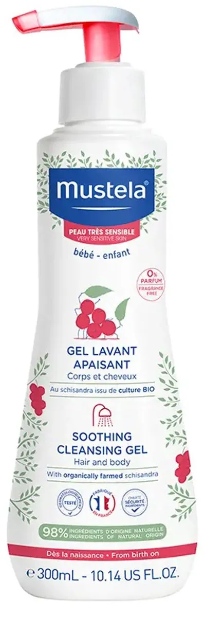 Mustela Soothing Cleansing Gel 300ml - afbeelding 6 van 6