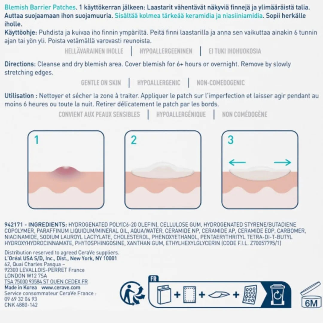 CeraVe Anti-Puistjes Patches - 22 Stuks