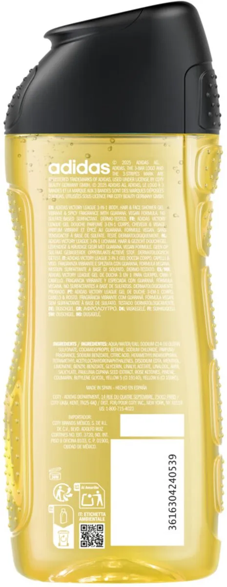 Adidas Victory League Douchegel 500ml - 2 Stuks