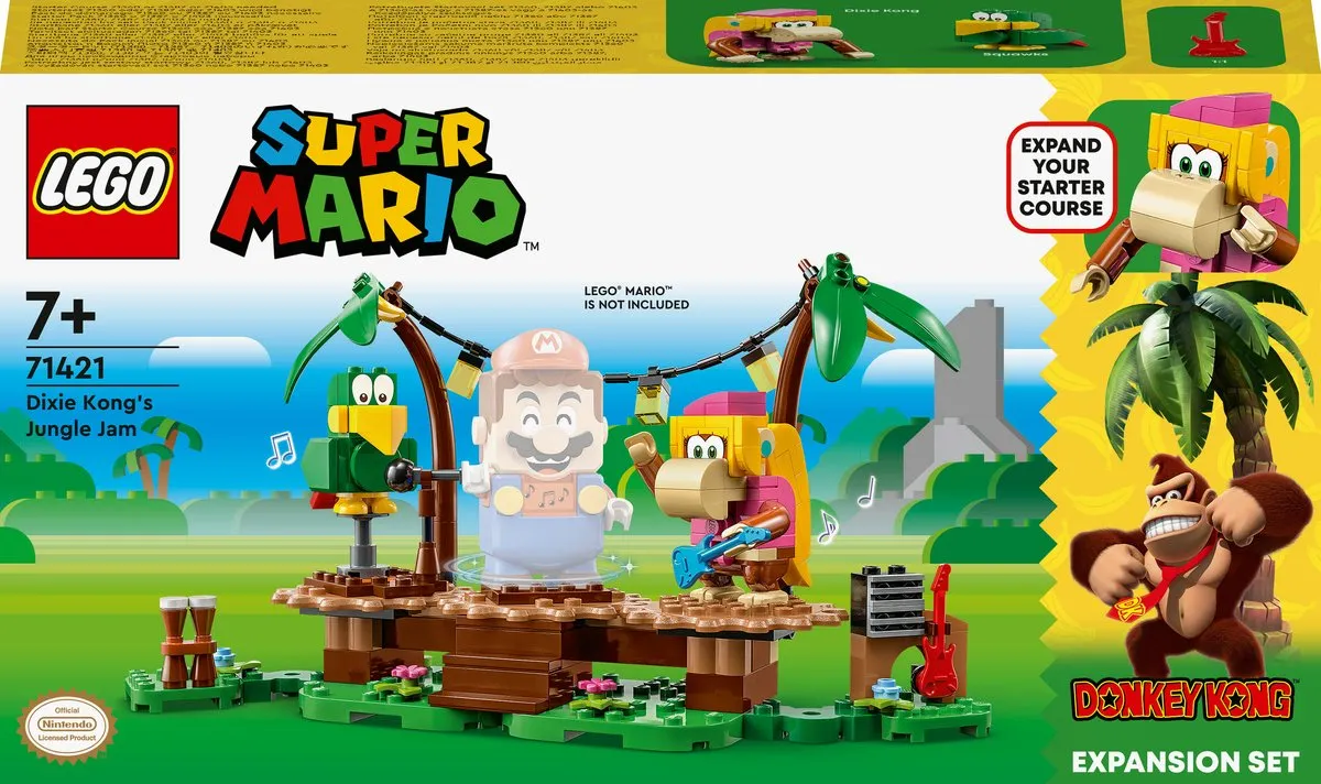 LEGO Super Mario Dixie Kongs Jungleshow 71421 - 174 Stukken