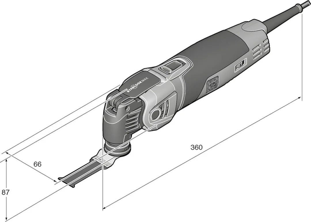 Fein Multimaster MM 700 Max Select Multitool 72296863000 - afbeelding 6 van 6