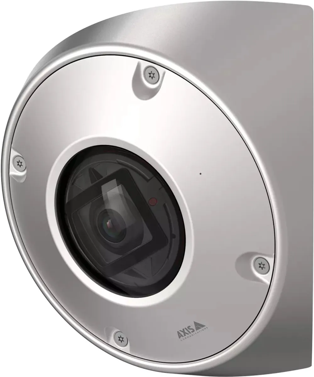 Axis 01766-001 Dome IP Camera - Buiten 2304x1728 - Roestvrijstaal