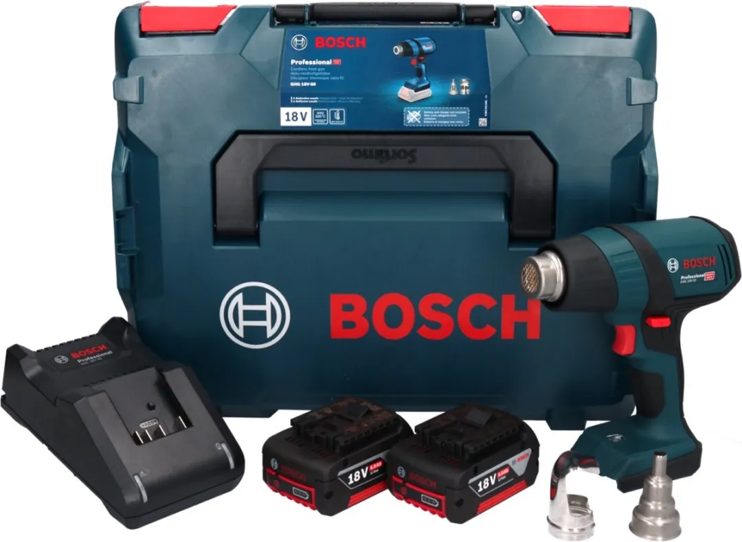 Bosch Professional GHG 18V-50 Heteluchtblazer 500°C - 2x 5.0Ah Accu