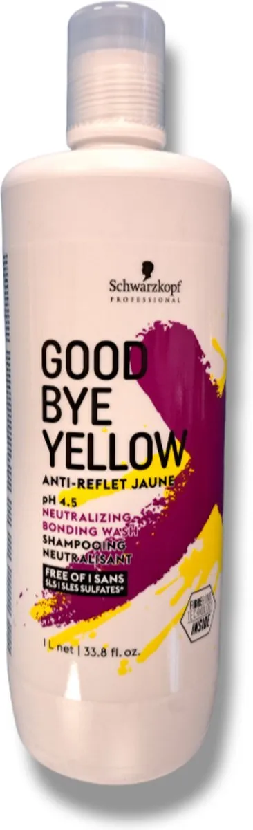 Schwarzkopf Goodbye Yellow Zilvershampoo 1000ml