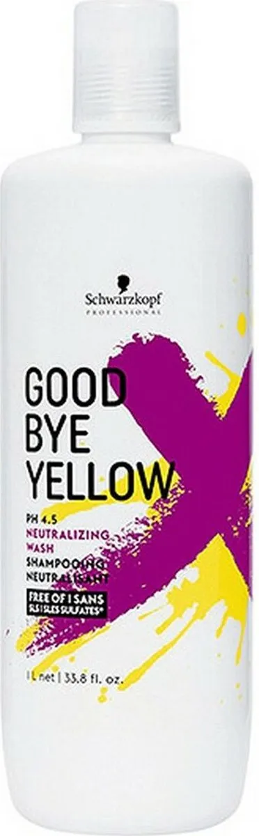 Schwarzkopf Goodbye Yellow Zilvershampoo 1000ml - Blond