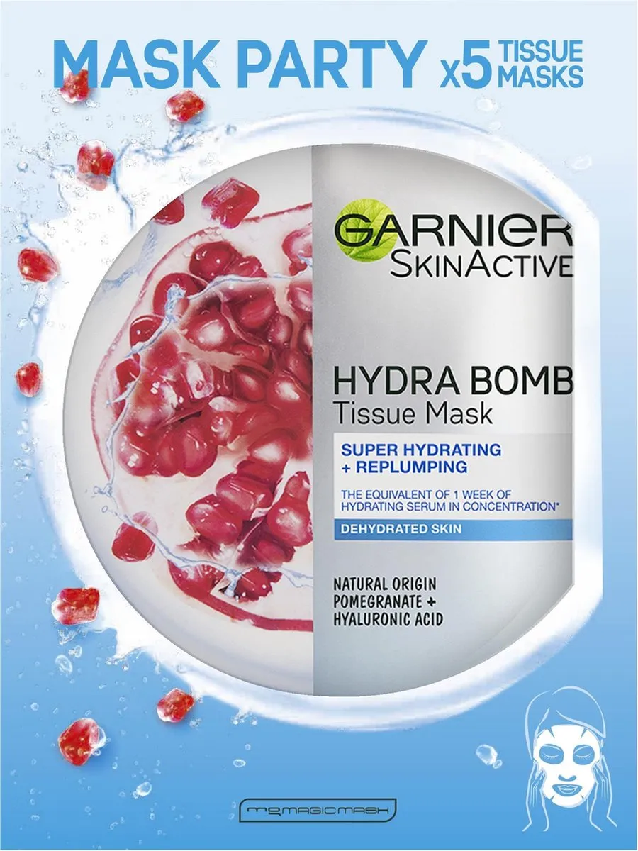 Garnier SkinActive Hydra Bomb Sheet Mask Granaatappel