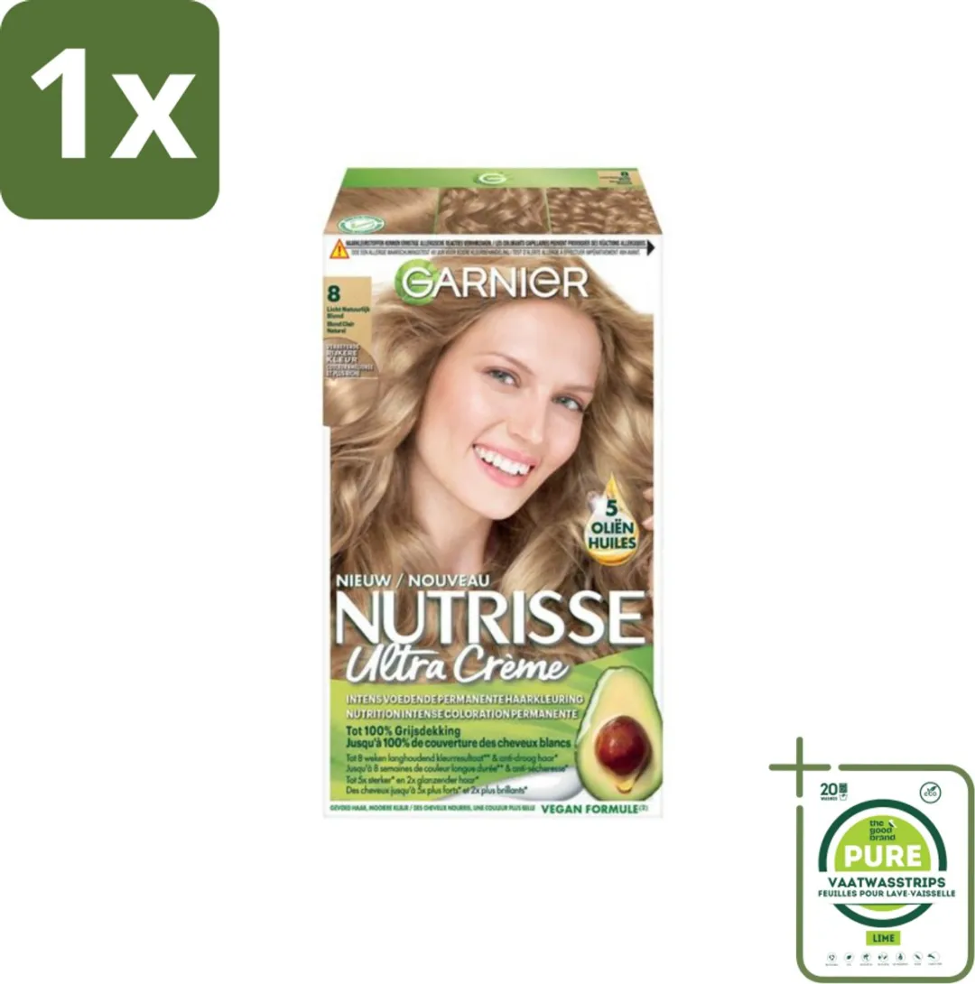 Garnier Nutrisse Ultra Crème 8 Lichtblond 824ml