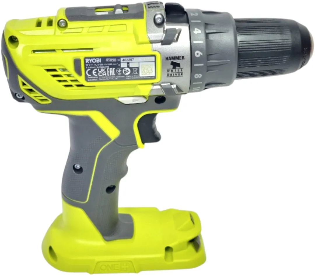 Ryobi ONE+ R18PD3-0 Klopboor-/schroefmachine - 2 snelheden - afbeelding 6 van 6