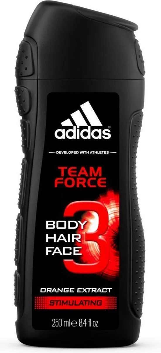 adidas Team Force Douchegel 250ml - 24 Stuks