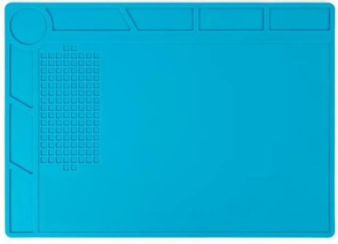 Velleman Silicone Soldeermat 350x250mm - Blauw