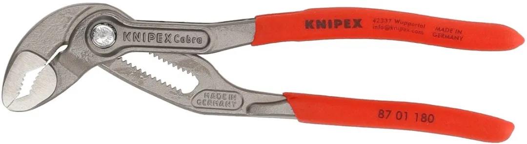 Knipex Cobra Waterpomptang 180mm - Gepolijst