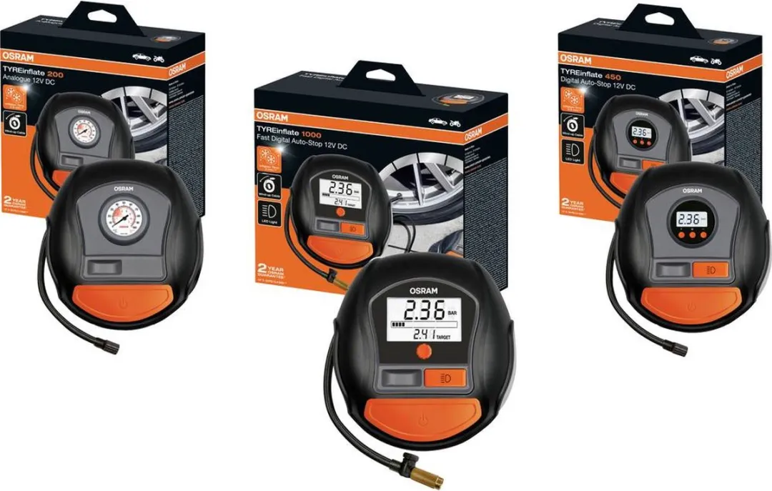 Osram OTI1000 Digitaal Bandenvulapparaat - Met werklamp