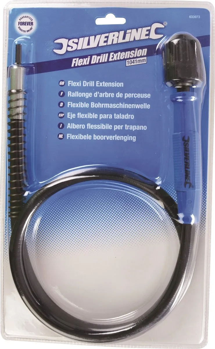 Silverline Flexibele Boorverlenging 104cm - 6000 min-1