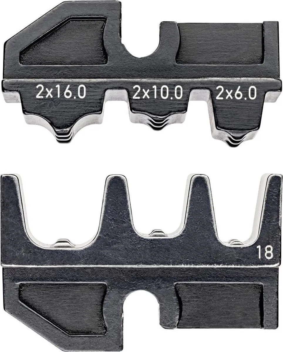 Knipex Krimpinzetstuk Tweelings-adereindhulzen 6-16mm² - 1 Stuk