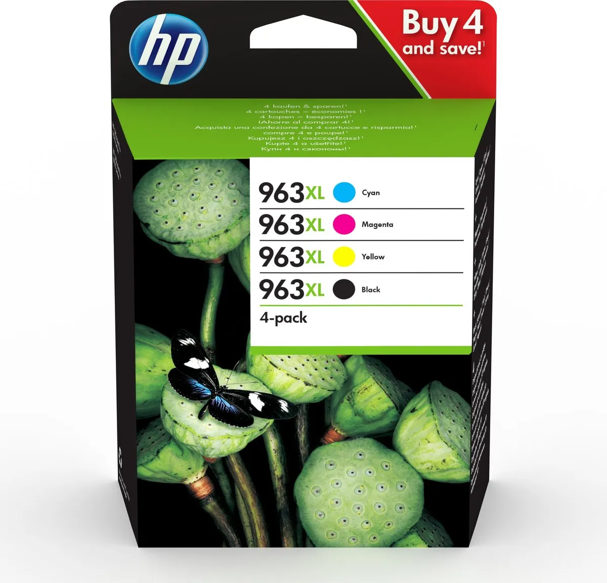 HP 963XL Inktcartridge - 6.800 pagina's - Zwart & Kleur