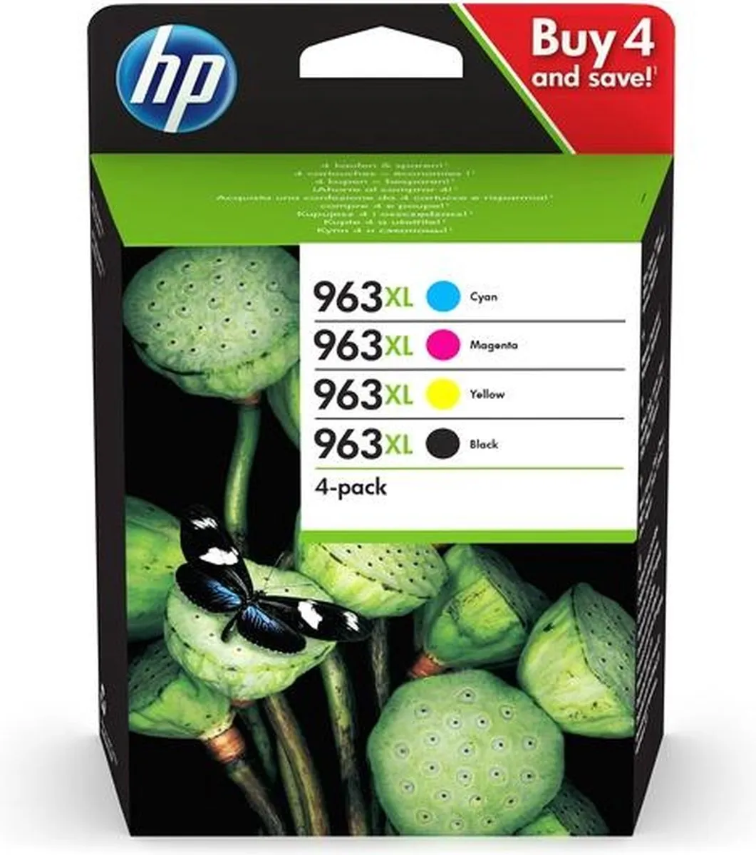HP 963XL Inktcartridge - 6.800 pagina's - Zwart & Kleur