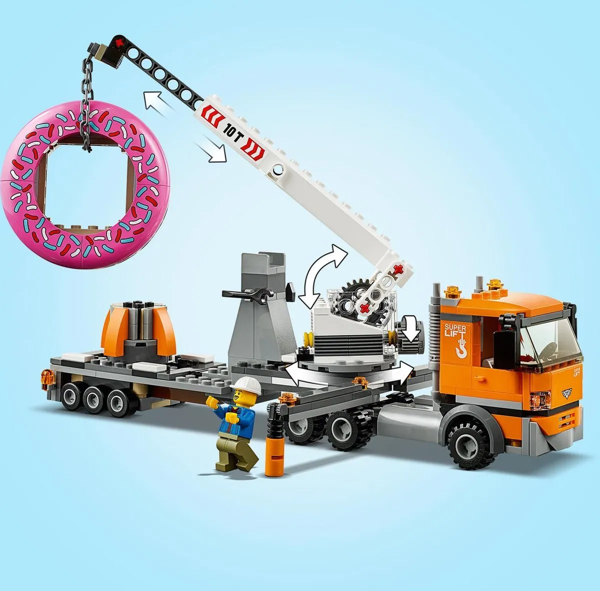 LEGO City 60233 Donutwinkel - 790 Stukken - Multicolor - afbeelding 6 van 6
