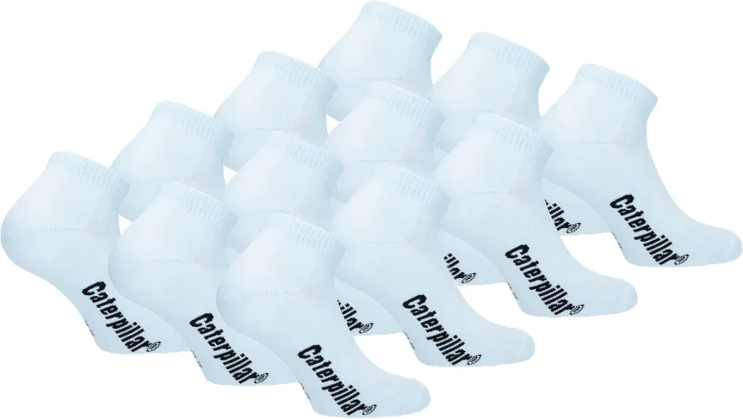 Caterpillar Sport Sneaker Sokken 12 Paar - Wit
