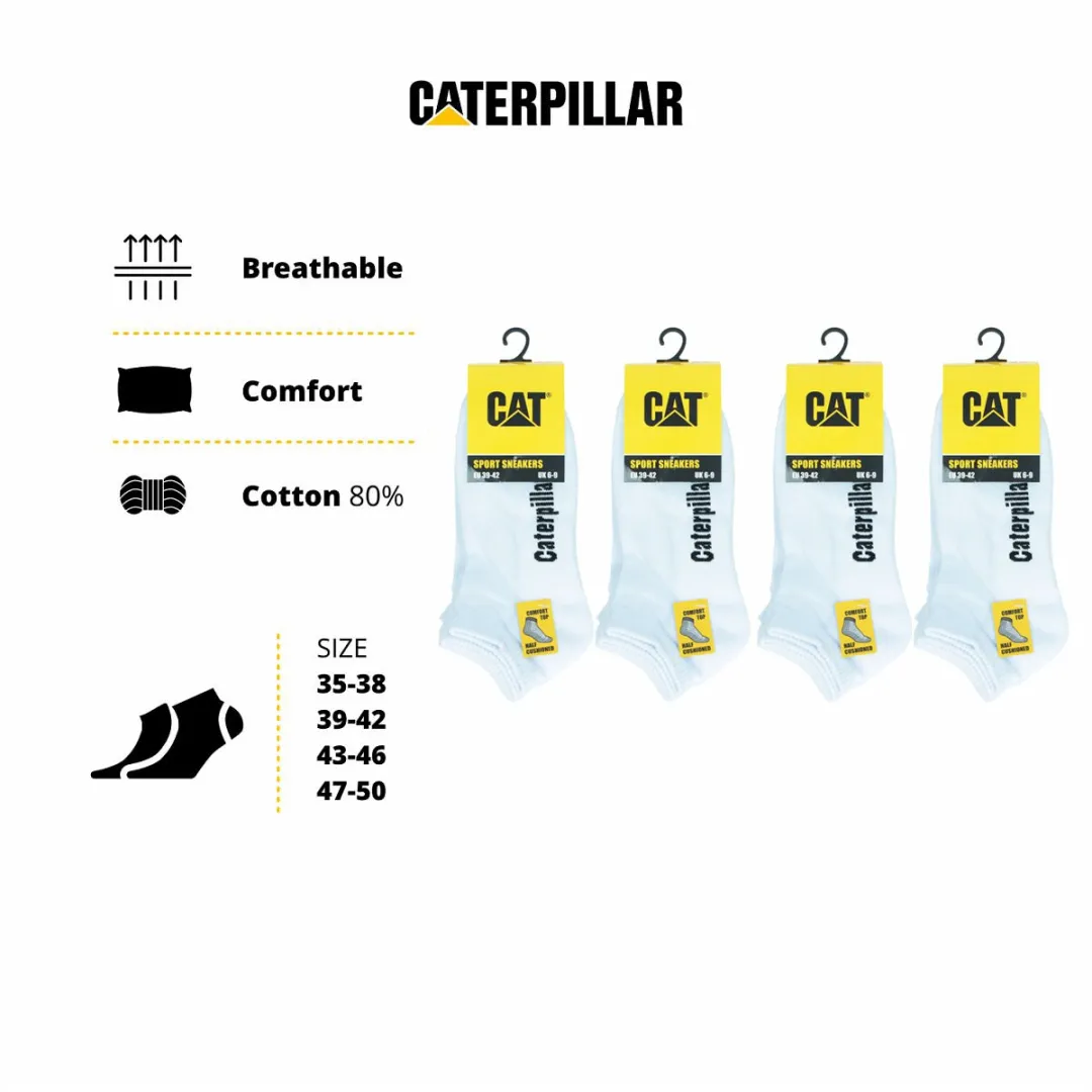 Caterpillar Sport Sneaker Sokken 12 Paar - Wit