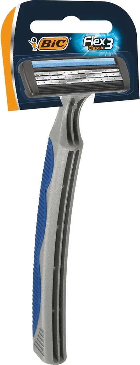 Bic Flex 3 Wegwerpscheermesjes 20 Stuks - Blauw