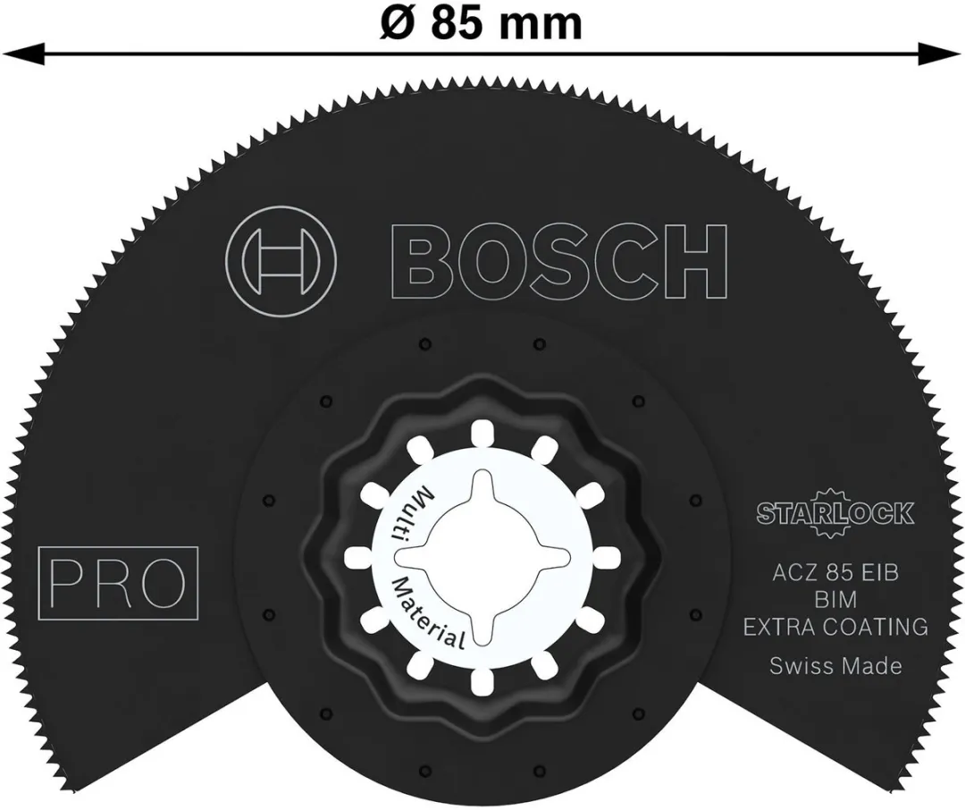Bosch PRO ACZ 85 EIB Segmentzaagblad Starlock - 85mm - Bi-Metaal