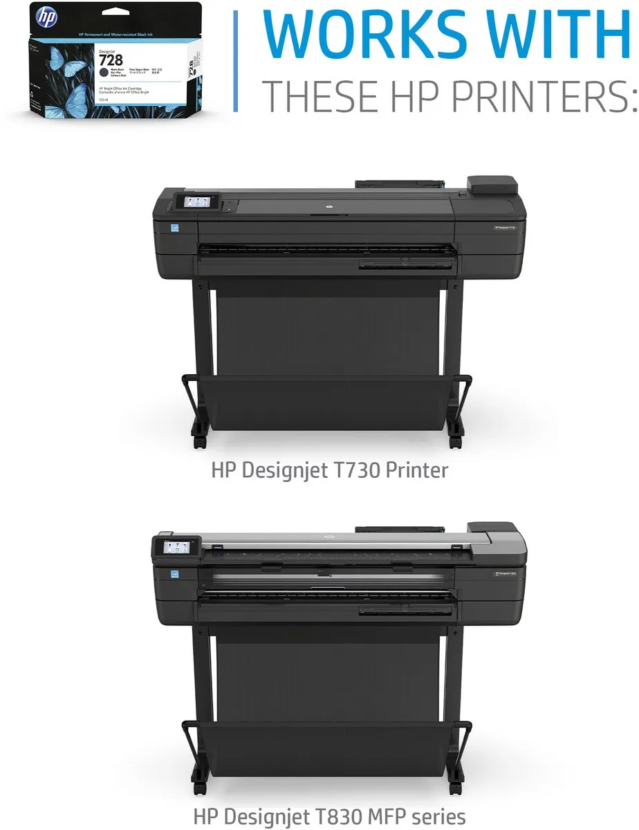 HP 728 Geel XL Cartridge - 300ml