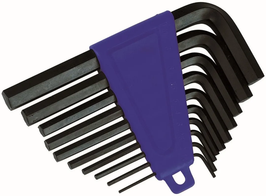 Silverline Imbussleutelset 10-delig 2-10mm - Zwart - afbeelding 6 van 6