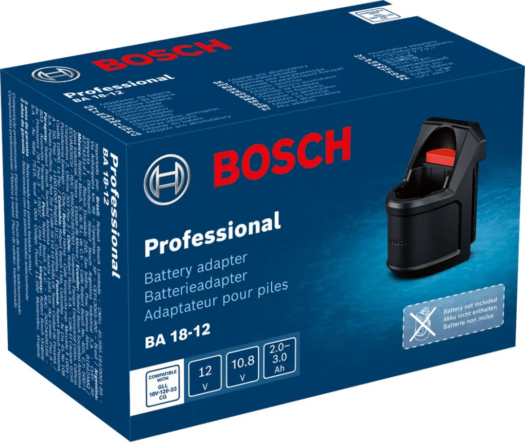 Bosch Professional BA 18-12 Lijnlaser Accessoires - 1608M00C4A