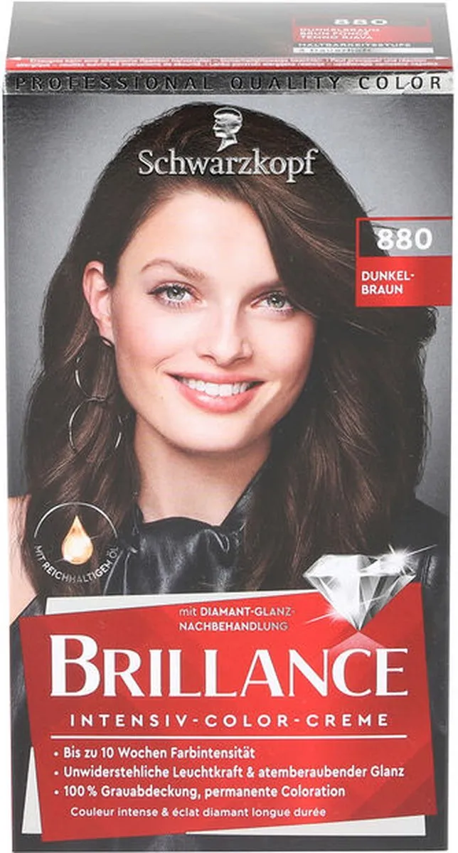 Schwarzkopf Permanente Haarverf 880 Diep Bruin 60ml