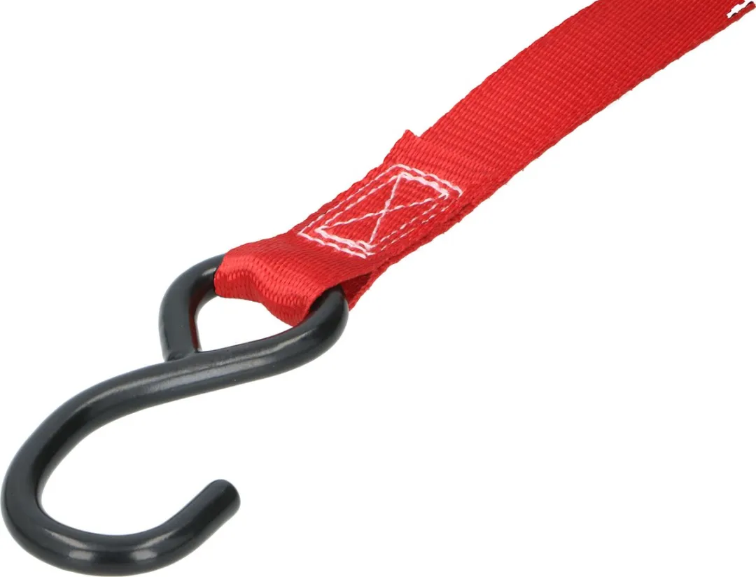 Dunlop Spanbanden & Snelbinders 8-delig - 1x met ratel - Rood/Geel/Blauw/Zwart/ Groen - afbeelding 2 van 6