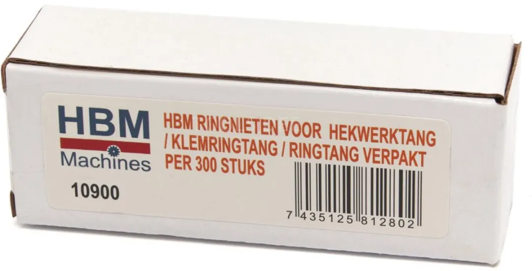 HBM Ringnieten voor Hekwerktang - 300 Stuks