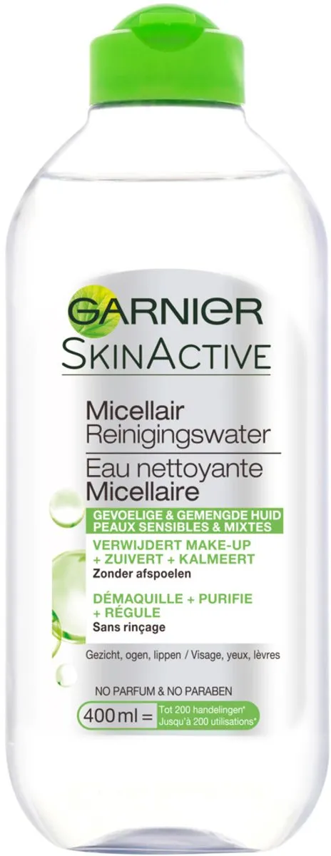 Garnier SkinActive Micellair Water 400ml - Vette Huid - afbeelding 6 van 6
